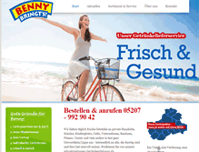 Tablet Screenshot of benny-bringts.de